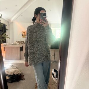 Urban Outfitters Black and White Turtleneck Sweater